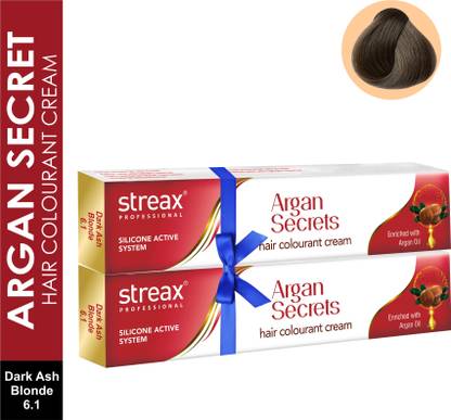 Streax Argan Secrets Hair Colourant Cream Pack of 2 , Dark ash blonde - Price in India, Buy Streax Argan Secrets Hair Colourant Cream Pack of 2 , Dark ash blonde Online Streax Argan Secrets Hair Colourant Cream Pack of 2 , Dark ash blonde - Price in India, Buy Streax Argan Secrets Hair Colourant Cream Pack of 2 , Dark ash blonde Online