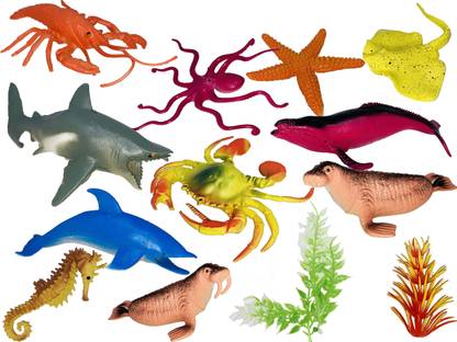Giftary 13Piece Aqutics Series Set - Educational Zoo Animals And Water Animals For Girls, Boys And Girls, Toddlers , Great Educational and Children Development Toy For Kids, Toddlers| - 13Piece Aqutics Series Giftary 13Piece Aqutics Series Set - Educational Zoo Animals And Water Animals For Girls, Boys And Girls, Toddlers , Great Educational and Children Development Toy For Kids, Toddlers| - 13Piece Aqutics Series