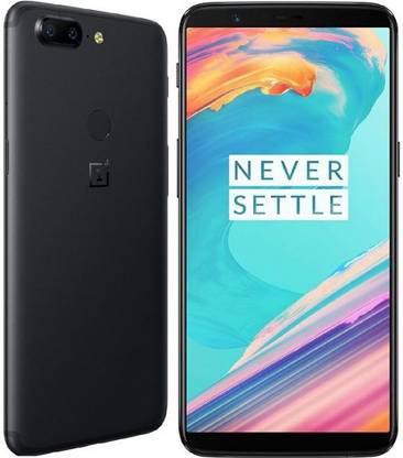 (Refurbished) OnePlus 5T (Midnight Black, 128 GB)