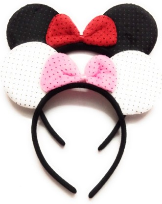 Buy Sequin Mickey Mouse Rose Pom Pom Hairband Headband for Women and Girls  Pack of 1 pc at eChoice India