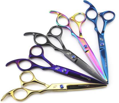  | BARBERPROFESSIONAL Hair Cutting Scissor Professional Salon  Stainless Steel Scissors ---------5 PC. Scissors - Barber Scissor