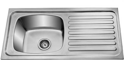 Flo Stainless Steel Drain Board Kitchen Sink Size 45x20x9 Stainless Steel Drain Board Kitchen Sink Size 45x20x9 Vessel Sink Price In India Buy Flo Stainless Steel Drain Board Kitchen Sink Size 45x20x9 Stainless Steel