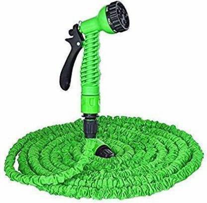 Flexible Water Hose Pipe With Spray, Extra Long Garden Hose Reel