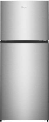 Hisense 411 L Frost Free Double Door 2 Star Refrigerator (STAINLESS ...