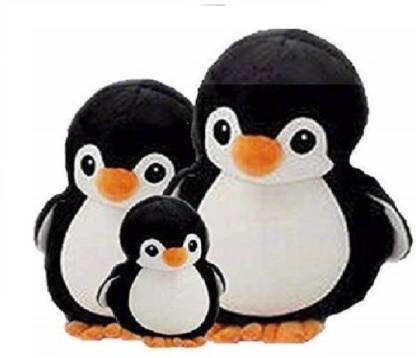 R-Shopee Penguin toy Black Large,Medium and Small soft stuffed Plush Toy  (Pack of 3) (18cm, 26cm, 30cm) - 30 cm - Penguin toy Black Large,Medium and  Small soft stuffed Plush Toy (Pack
