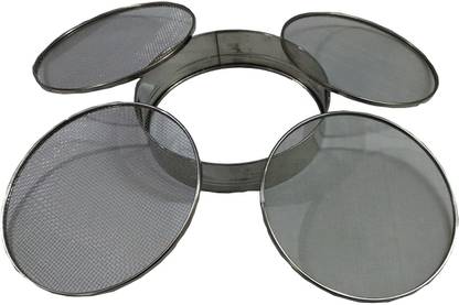 Kitchen Samrat Stainless Steel Chalni 4 Net In One Aata Maida And Suzi Wheat Rice Mehandi Collapsible Sieve Price In India Buy Kitchen Samrat Stainless Steel Chalni 4 Net In One