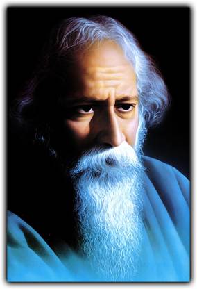Xpression Decor UV Textured Art Print of Rabindranath Tagore-19846(12x18inch,paper  print,multicolour) Paper Print - Personalities posters in India - Buy art,  film, design, movie, music, nature and educational paintings/wallpapers at  
