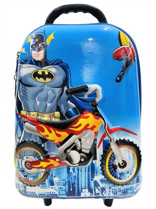 sanjis Childrens Toddler Kids Batman Trolley Bag Luggage School Travel  Picnic Bag Cabin luggage 5D- 13inches Luggage Trolley Price in India - Buy  sanjis Childrens Toddler Kids Batman Trolley Bag Luggage School