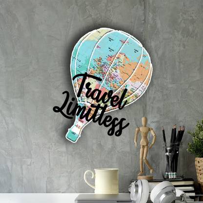 The House Of Memories Travel Wall Decor Travel Limitless Parachute Decor Plaque With Mdf Board In 5mm Rustic Decor Wall Decorative Gifting Item Price In India Buy The House Of Memories