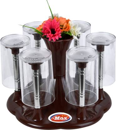 Max Glass Stand Delux Brown Color Plastic Glass Holder Price In India Buy Max Glass Stand Delux Brown Color Plastic Glass Holder Online At Flipkart Com