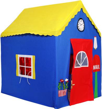 Mintorsi Jumbo Size my house play Tent House For Kids  (Blue)