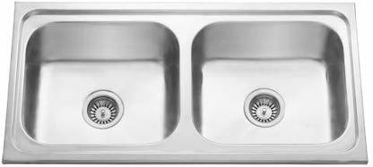 Orientoluxury Stainless Steel Oval Double Bowl Kitchen Sink Size 37x18x8 Stainless Steel Oval Double Bowl Kitchen Sink Royal Size 37x18x8 Vessel Sink Price In India Buy Orientoluxury Stainless Steel Oval Double Bowl Kitchen