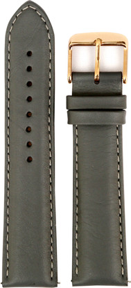 22mm leather watch strap