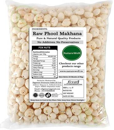 Naturewell Phool Makhana Lotus Seed Pop Gorgon Nut Puffed Kernels Price In India Buy Naturewell Phool Makhana Lotus Seed Pop Gorgon Nut Puffed Kernels Online At Flipkart Com