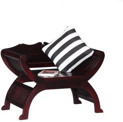 Saffron Solid Wood Armchair In Passion Mahogany Finish For Linving Room Living Chair India Saffron Solid Wood Armchair In Passion, Solid Wood Armchair