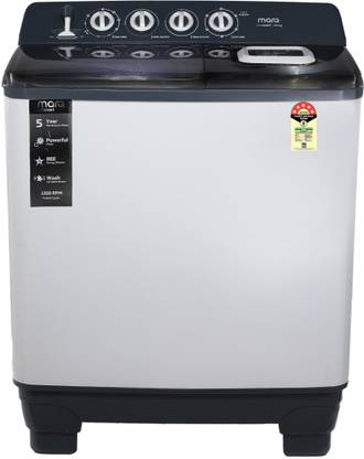 Marq By Flipkart 10 Kg 5 Star Semi Automatic Top Load White Grey Price In India Buy Marq By Flipkart 10 Kg 5 Star Semi Automatic Top Load White Grey Online At Flipkart Com