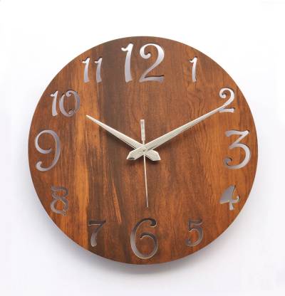 Flipkart Smart Og 28 Cm X, Wooden Wall Clock Flipkart
