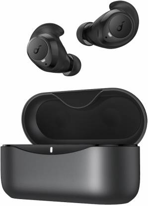 Soundcore by Anker Life Dot 2 with 100hrs Battery Life Bluetooth Headset  (Black, True Wireless)