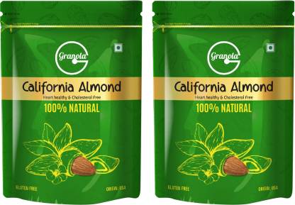 Buy Granola 100% Natural California Almonds (2 x 500 g) for ₹669 only.