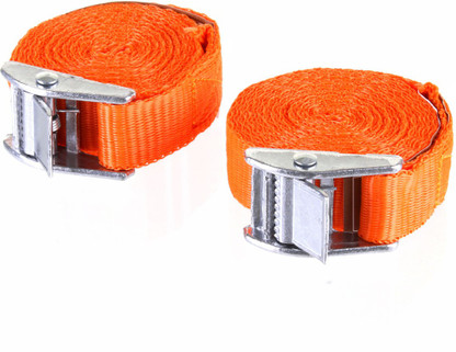 Luggage strap with metal buckle