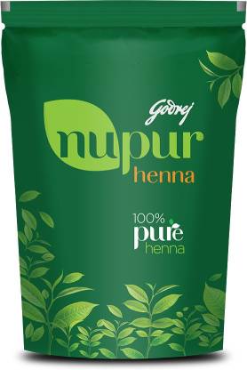 Godrej Nupur 100% Pure Henna (Mehendi) - Natural Conditioning and  Anti-Dandruff Hair Colour Solution (200g) , Leafy Green - Price in India,  Buy Godrej Nupur 100% Pure Henna (Mehendi) - Natural Conditioning
