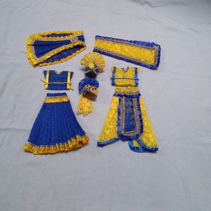 yugal Jodi of Lord Radha Krishna. Dress 