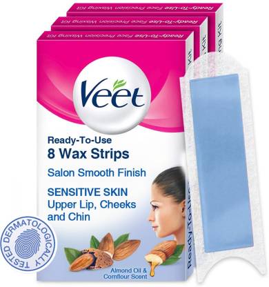 Veet Face Precision Waxing Kit for Skin Strips - Price in Veet Face Precision Waxing Kit for Sensitive Skin Strips Online In India, Reviews, Ratings & Features |
