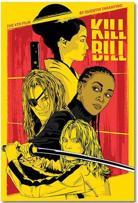 Kill Bill Movie Poster Kill Bill Posters For Room And Office Paper Print Minimal Art Movies Tv Series Personalities Posters In India Buy Art Film Design Movie Music Nature