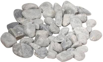 Premium Flat Stone Marble Pebbles, Premium White Marble Stone For Landscaping