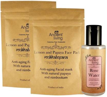 Ancient Living Face Pack and Organic Rose Water Skin Brightening Combo  Price in India - Buy Ancient Living Face Pack and Organic Rose Water Skin  Brightening Combo online at 