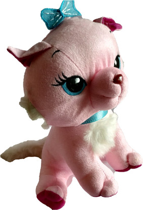 pink stuffed kitty