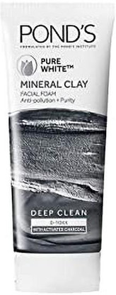ponds mineral clay face wash