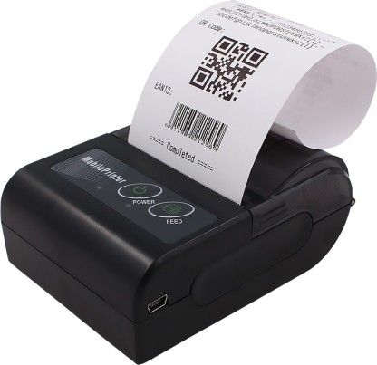Tera Portable Thermal Receipt Printer 58mm Handheld Mini Label Maker Bluetooth Receipt Printer Wireless with 2 Rechargeable Battery Compatible with Android iOS 