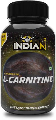 indian whey l carnitine supplement for weight loss 1000mg fat burner supplement 60 veg tablets