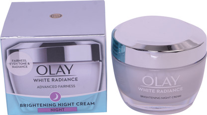 olay white radiance brightening night cream review