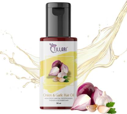 Tillari Onion Garlic Hair Oil For Hair Fall Hair Oil Price In India Buy Tillari Onion Garlic Hair Oil For Hair Fall Hair Oil Online In India Reviews Ratings Features