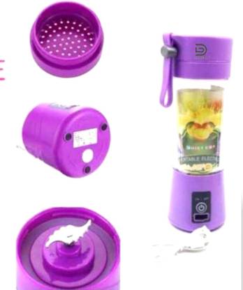 Finzerin Electric USB Juicer Cup, Rechargeable Vegetable Fruit Juice Blender (Multicolor) 450 Juicer Mixer Grinder (Multicolor, 1 Jar) SS_JB_63 350 Juicer (1 Jar, Green)