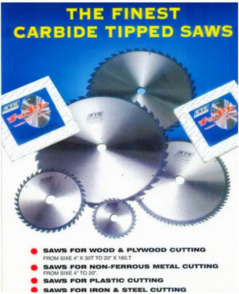 KYK Wood Cutting Carbide tipped circular