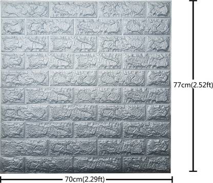 3d Brick Wall Stickers Panel Self, How To Stick Decorations Brick Wall