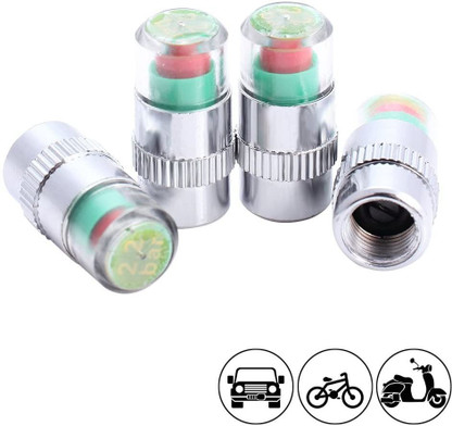 carempire Steel Tyre Valve Cap for Car 