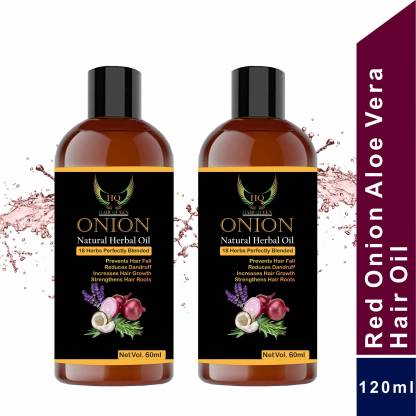HAIR QUEEN Onion Black Seed Oil For Hair Growth | Blend Of Multiple  Essential Oils & Herbs Hair Oil (60 ml){ pack of 2} Hair Oil - Price in  India, Buy HAIR