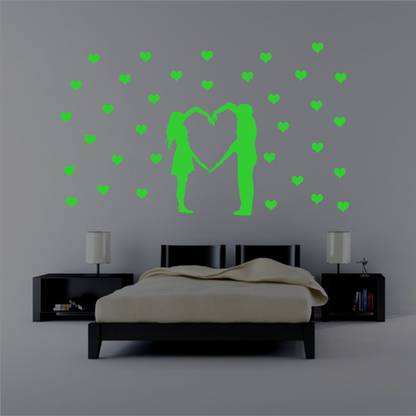 DreamKraft Glow in The Dark Room Decor Radium Sticker Small ...