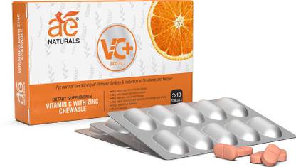 Ae Naturals Vit C Zinc 1000mg Chewable Tablets Price In India Buy Ae Naturals Vit C Zinc 1000mg Chewable Tablets Online At Flipkart Com