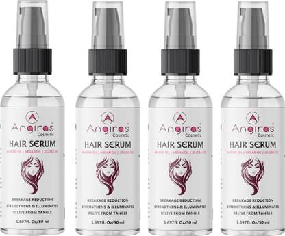 Angiras Hair Serum Heat Protectant Pre Styler Hair Serum Pack Of 4 Price In India Buy Angiras Hair Serum Heat Protectant Pre Styler Hair Serum Pack Of 4 Online In India