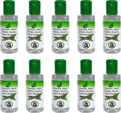 Hanitizer Aloevera Neem Extract Gel Based Alcohol Pack Of 10 Hand Sanitizer Bottle Price In India Buy Hanitizer Aloevera Neem Extract Gel Based Alcohol Pack Of 10 Hand Sanitizer