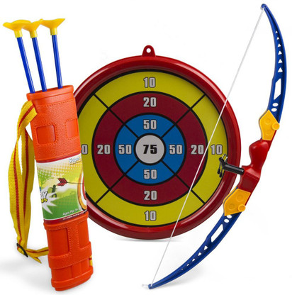 children's archery set with target