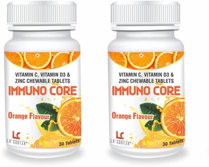 Immuno Core Vitamin D3 Vitamin C Zinc Chewable Tablet Price In India Buy Immuno Core Vitamin D3 Vitamin C Zinc Chewable Tablet Online At Flipkart Com