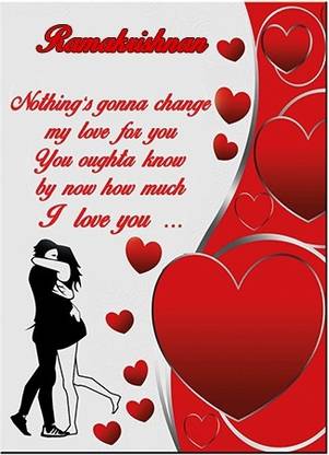 Midas Craft I Love You Ramakrishnan 10 Gift Romantic Quote Greeting Card Price In India Buy Midas Craft I Love You Ramakrishnan 10 Gift Romantic Quote Greeting Card Online At Flipkart Com