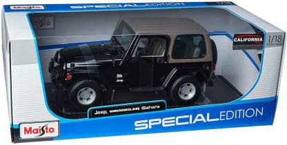 Maisto 1:18 Scale Jeep Wrangler Sahara Diecast Vehicle (Colors May Vary) - 1 :18 Scale Jeep Wrangler Sahara Diecast Vehicle (Colors May Vary) . shop for  Maisto products in India. 