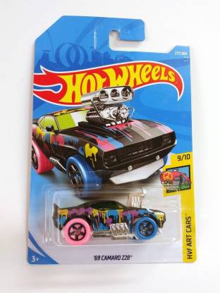 HOT WHEELS HW '69 CAMARO Z28 , HW ART CARS , COLLECTIBLE , TOY FOR KIDS -  HW '69 CAMARO Z28 , HW ART CARS , COLLECTIBLE , TOY FOR KIDS .